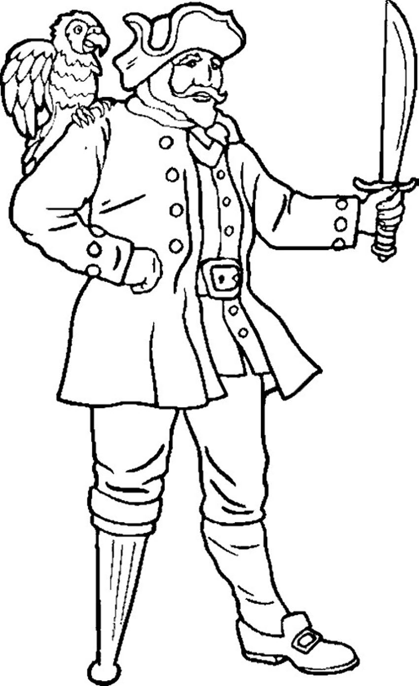 Printable Pirate Coloring Pages | Coloring Me
