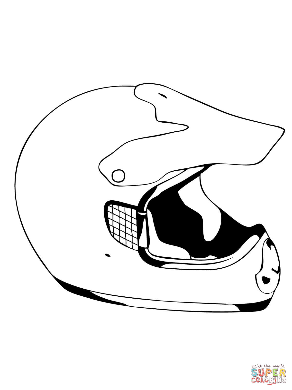 Bicycle Helmet Coloring Page Preschool - Coloring Pages For All Ages