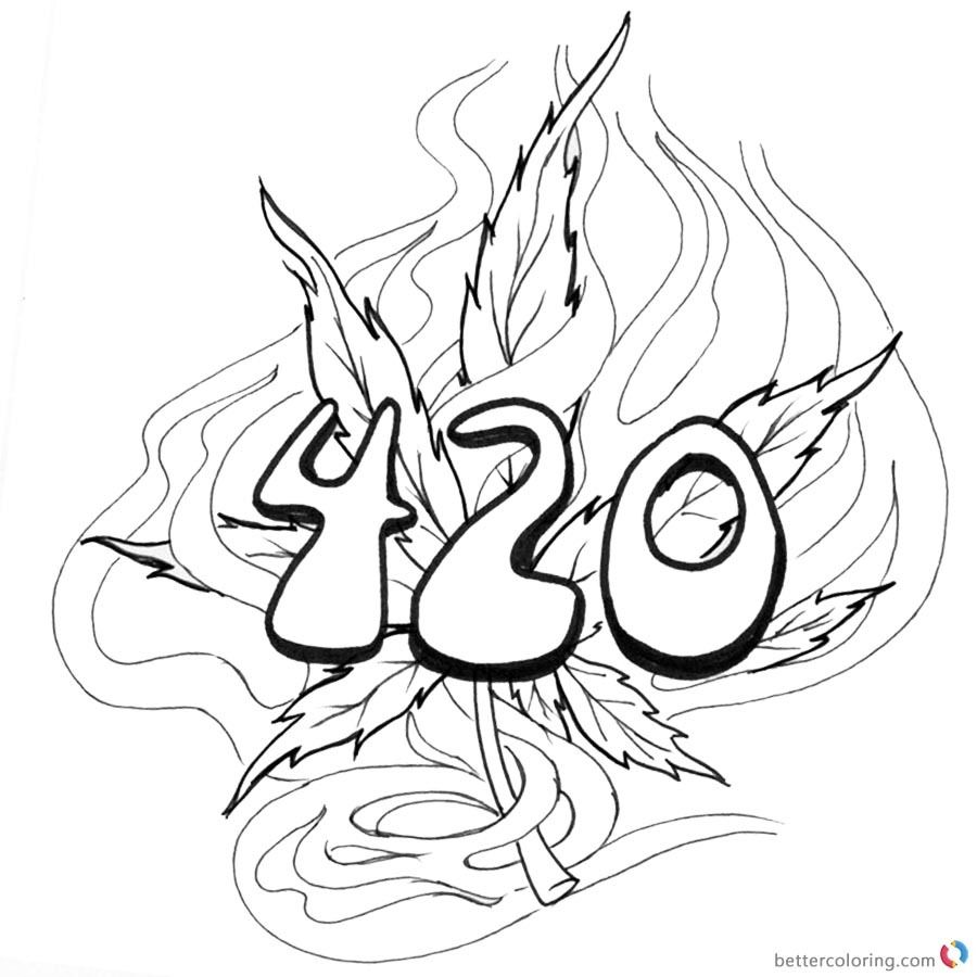 420 Coloring Pages | Tattoo coloring book, Star coloring pages ...