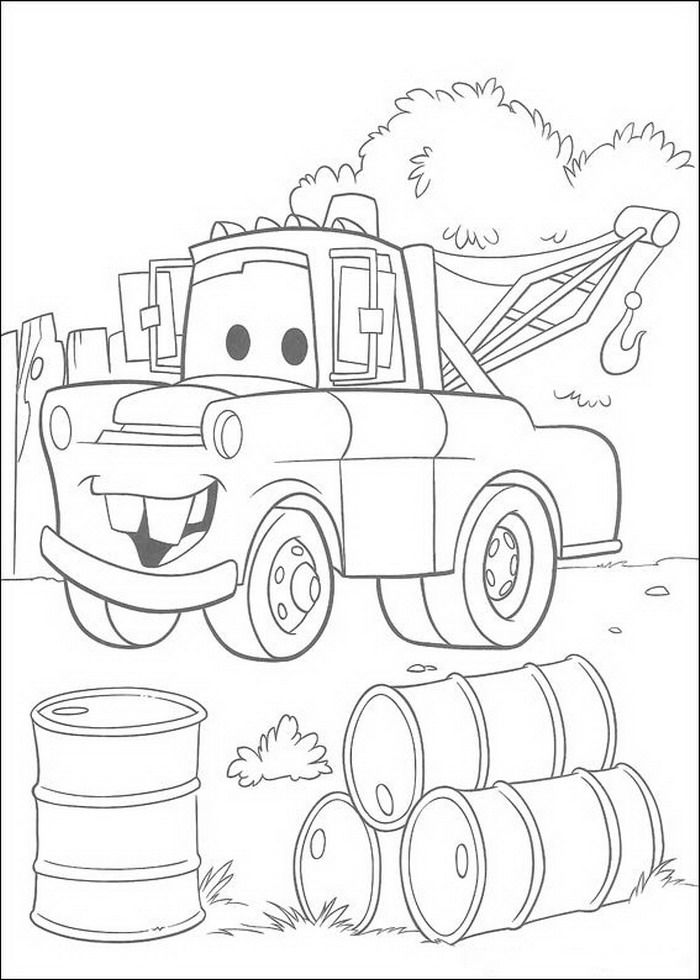 Disney Cars Coloring Pages Coloring Page For Kids | Kids Coloring
