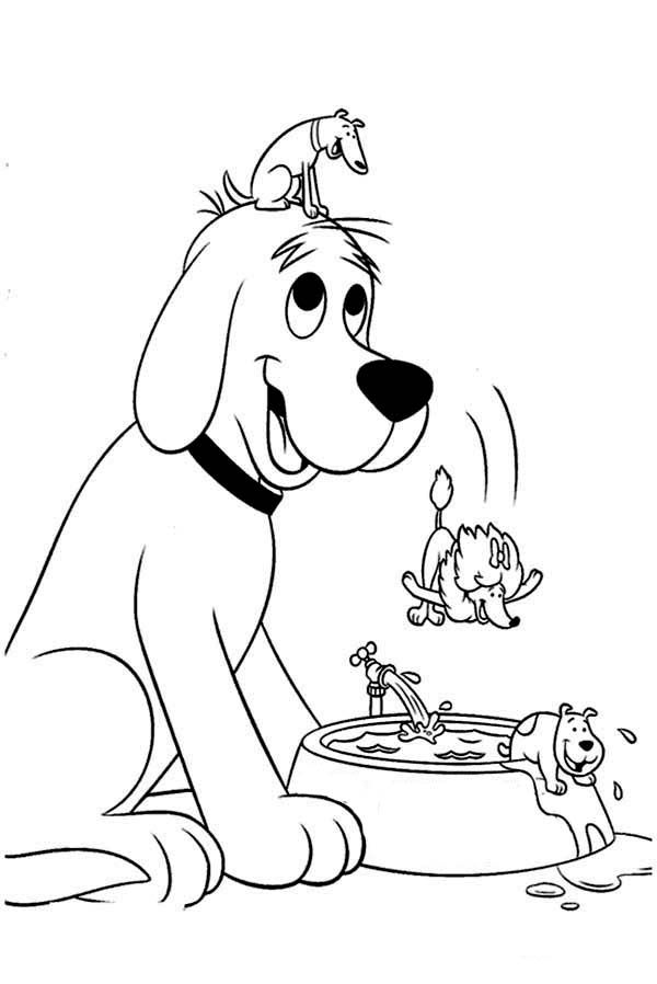 Clifford Coloring Pages To Print Coloring Home