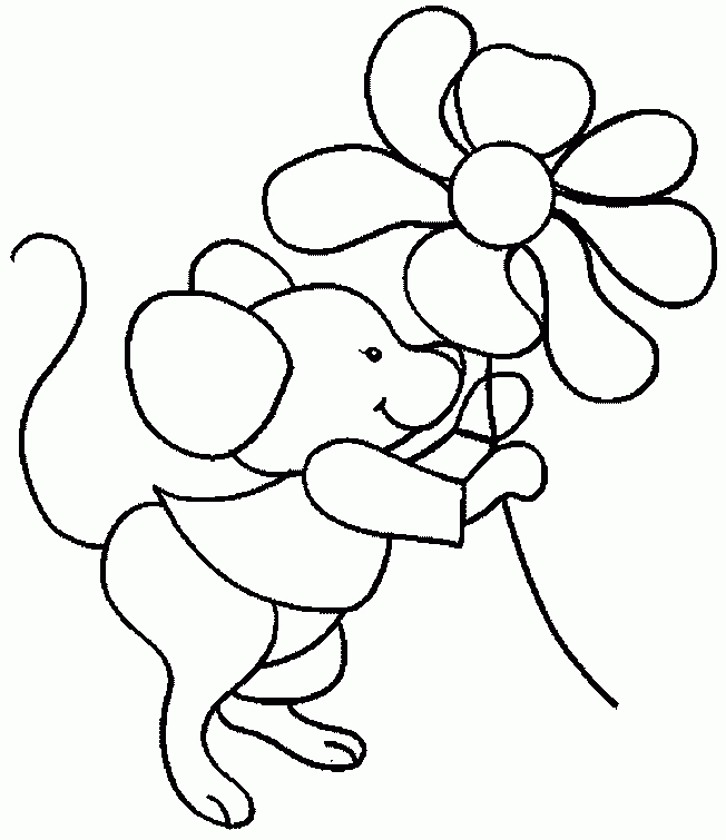 Mice Coloring Pages - Coloring Home