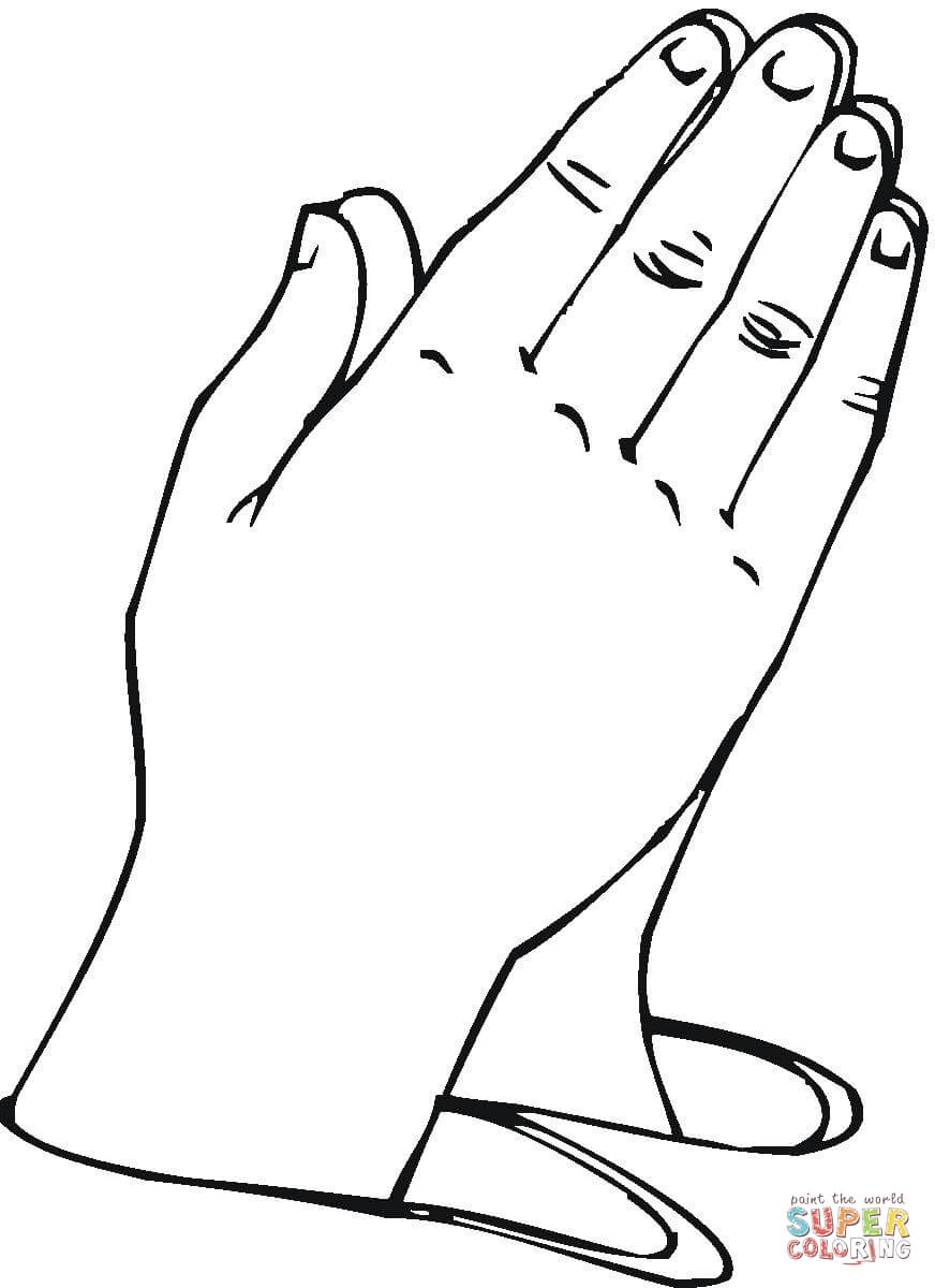 Prayer coloring page | Free Printable Coloring Pages
