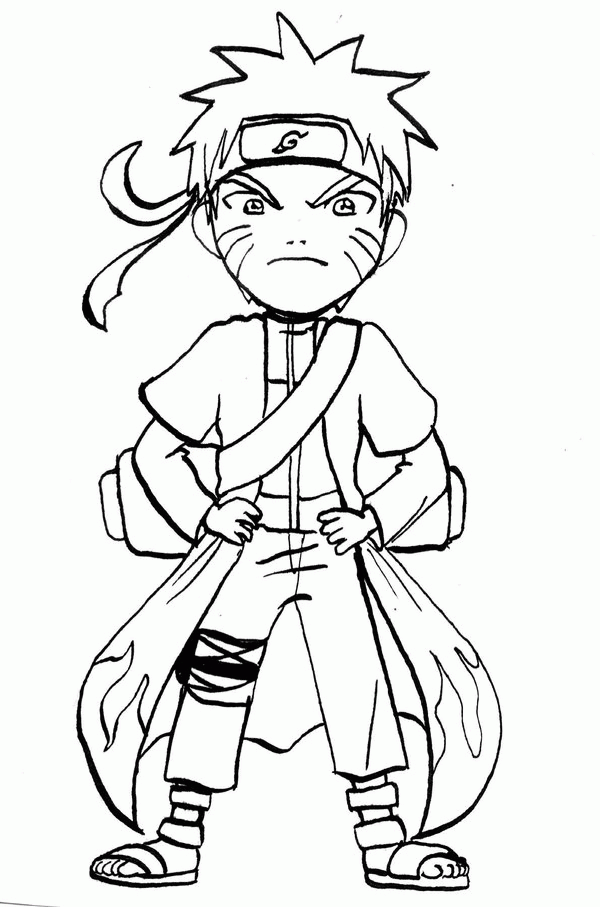 Chibi Naruto Coloring Pages - Coloring Pages For All Ages - Coloring Home