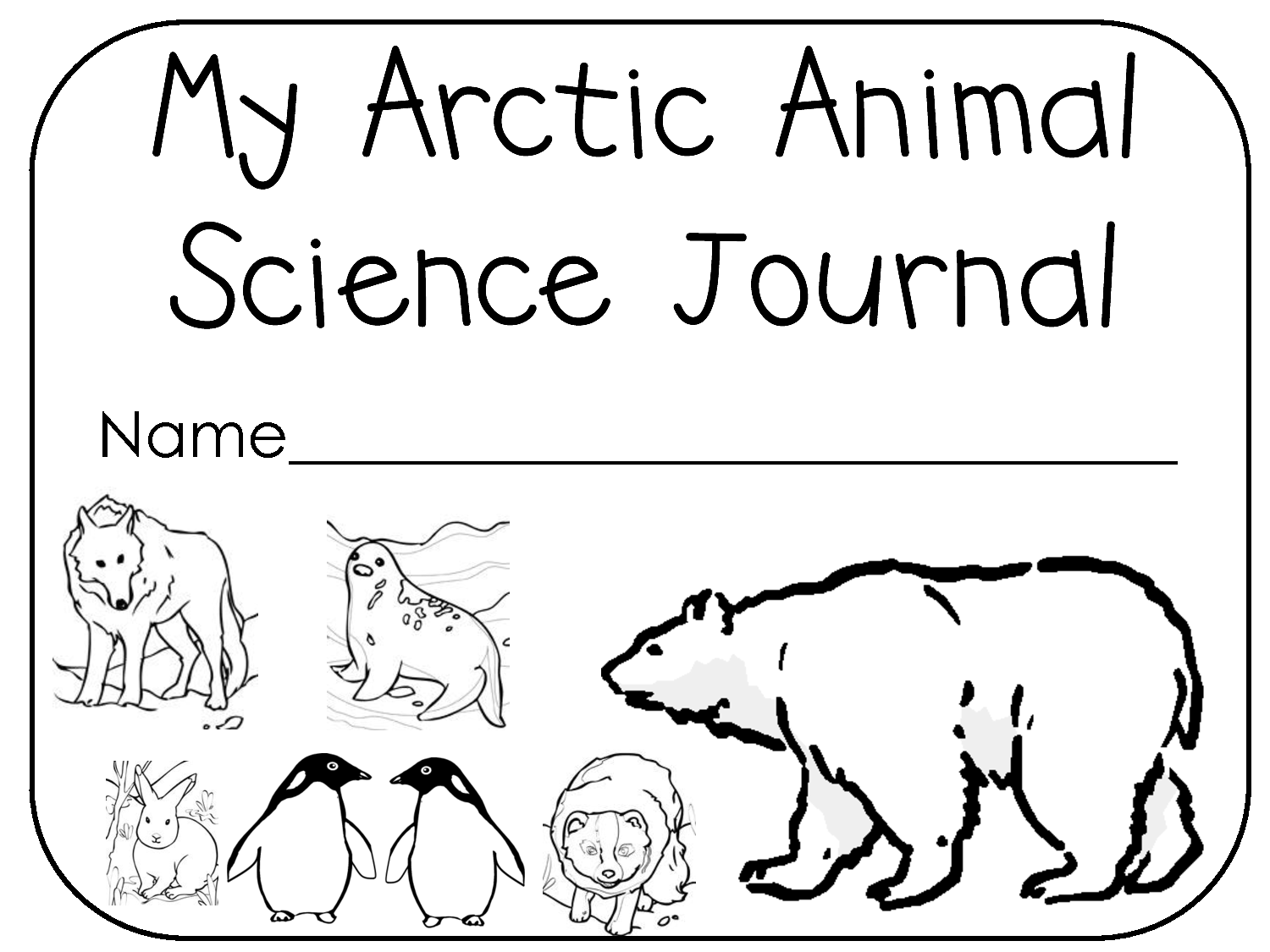 Arctic Coloring Page Coloring Home