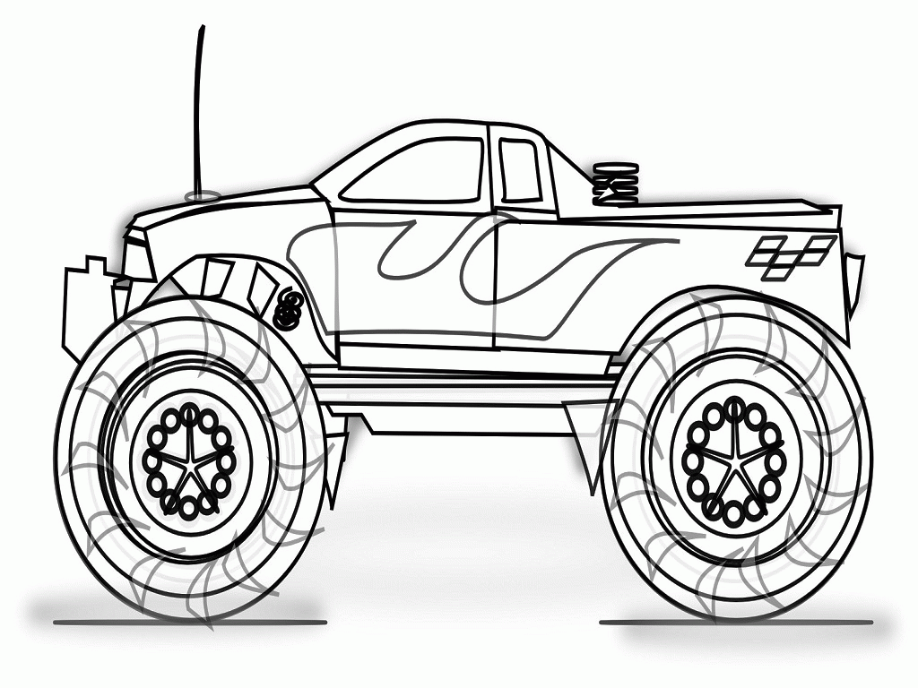 Truck Colorable Ford Yescoloring Dump Truck Coloring Page ...