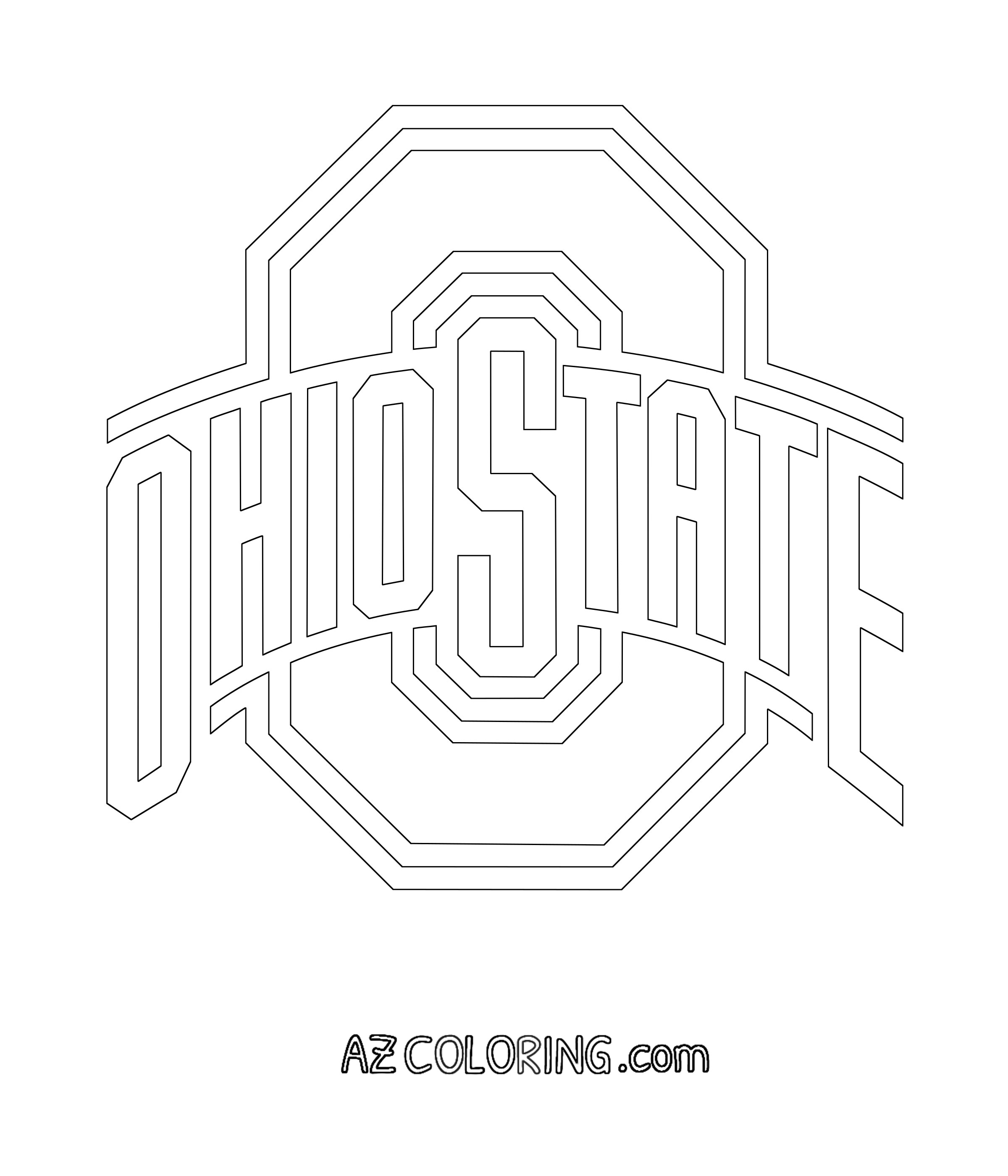 Ohio State Buckeyes Coloring Sheets - Food Ideas