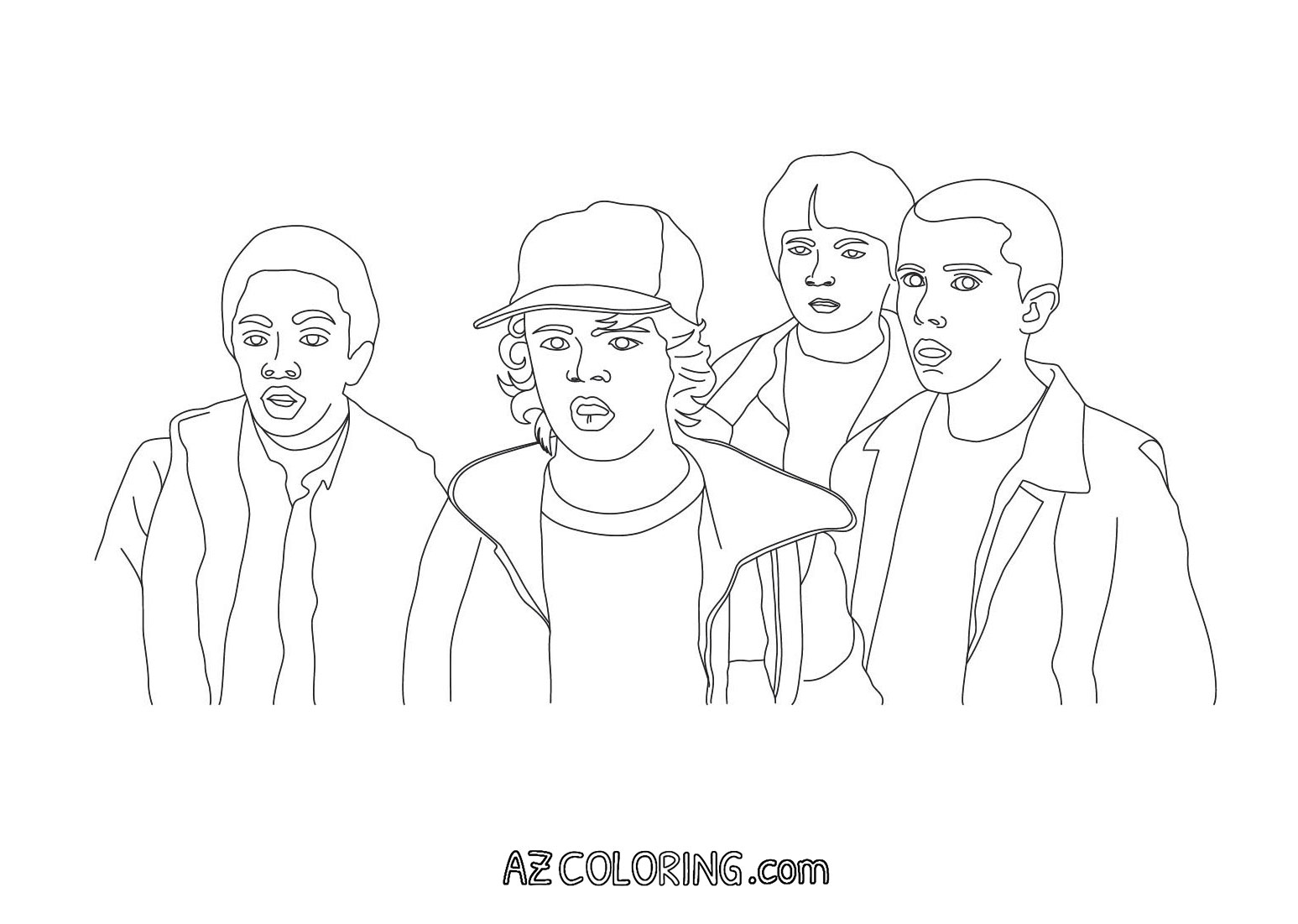 Stranger Things Coloring Pages Coloring Home
