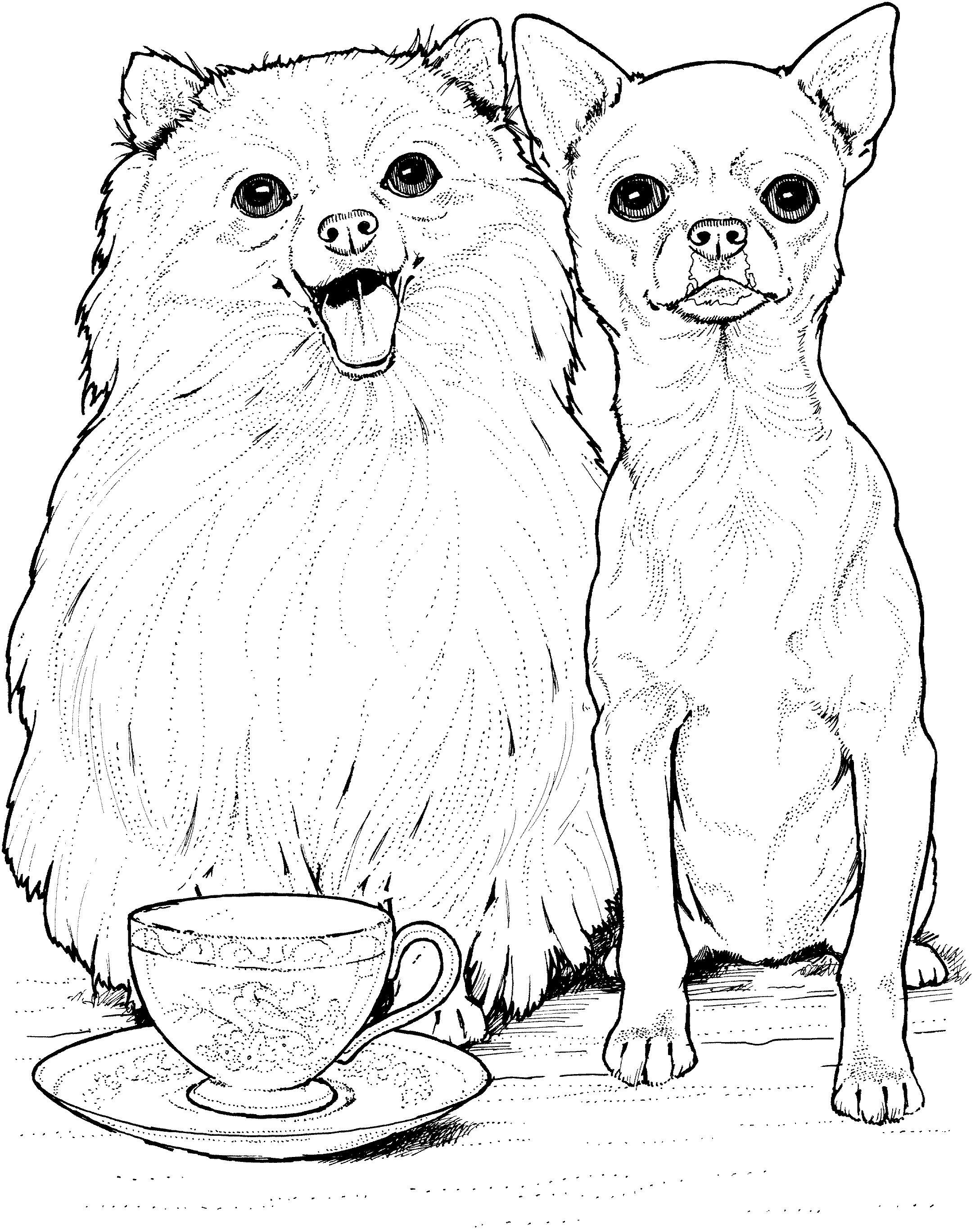 dogs-colorful-day-coloring-sheet-sketch-coloring-page