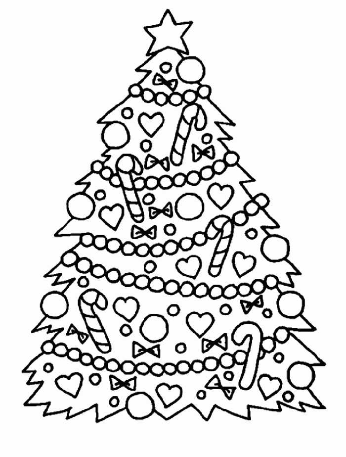 Practice Free Christmas Colouring Pages For Children, Simple ...