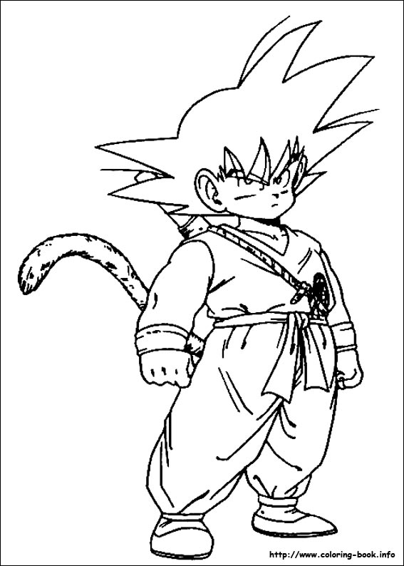 Dragon Ball Z coloring pages on Coloring-Book.info