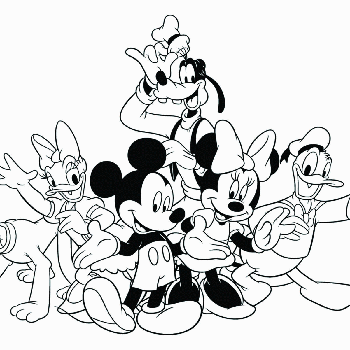 Disney Mickey's Typing Adventure Coloring Page | Disney Family