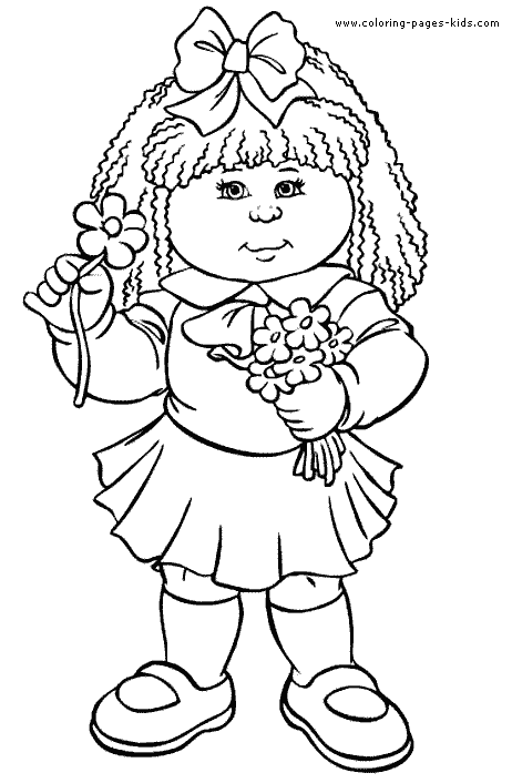 Cabbage Patch Kids Coloring Pages - Coloring Home