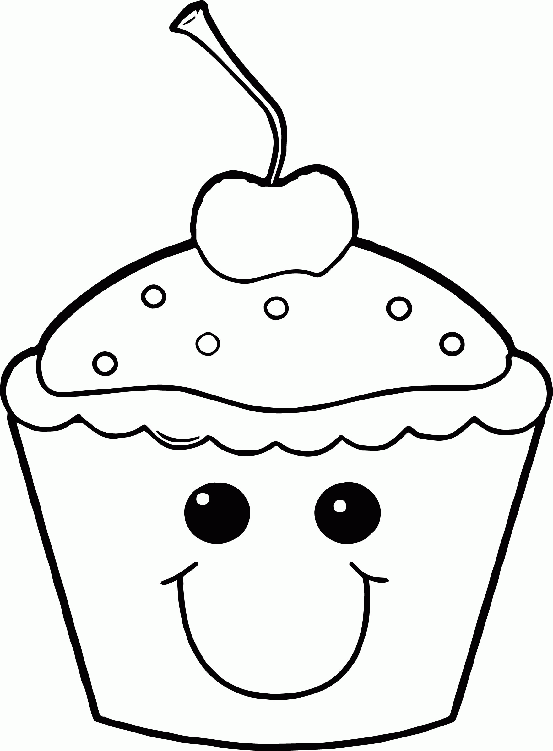 811 Unicorn Free Cupcake Coloring Pages 