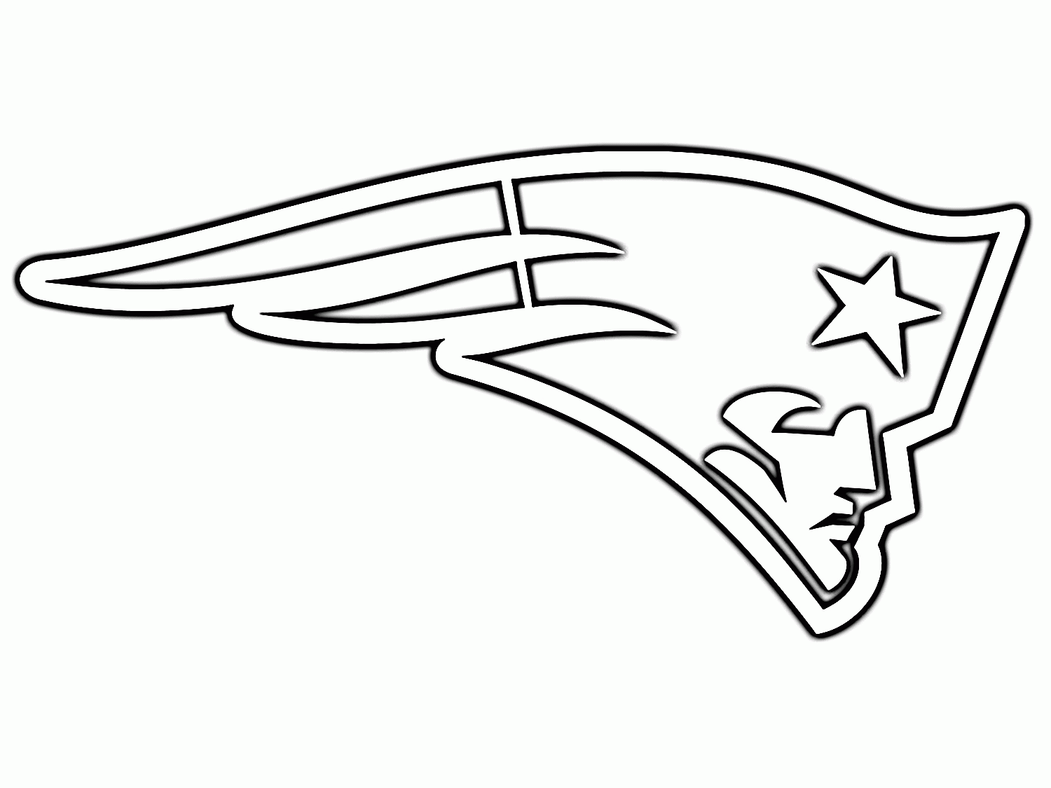 New England Patriots Logo Coloring Pages Coloring Home