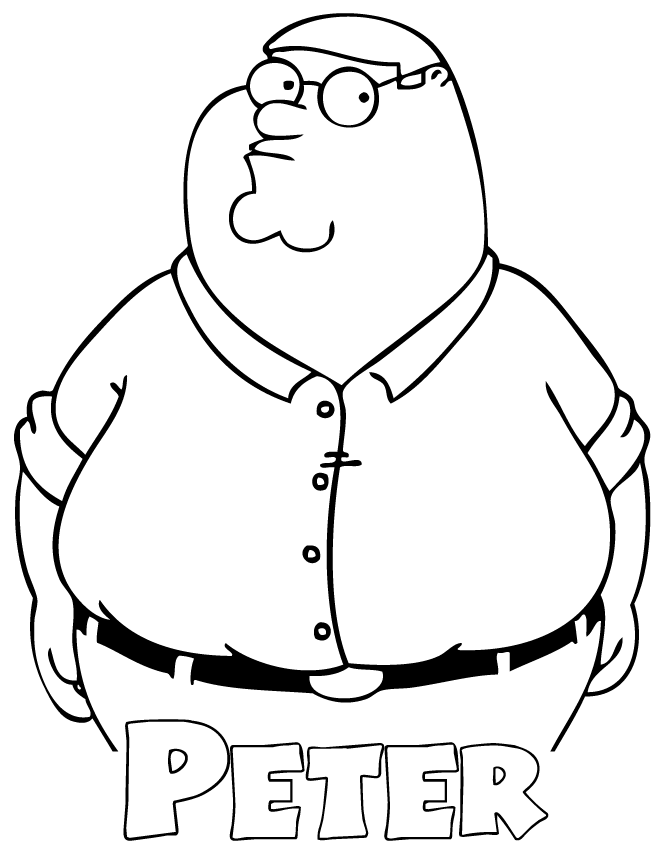 Family Guy Printable Coloring Pages - Coloring Home