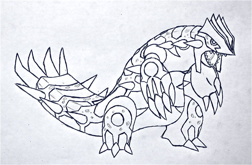Primal Groudon Coloring Pages - Coloring Page - Coloring Home