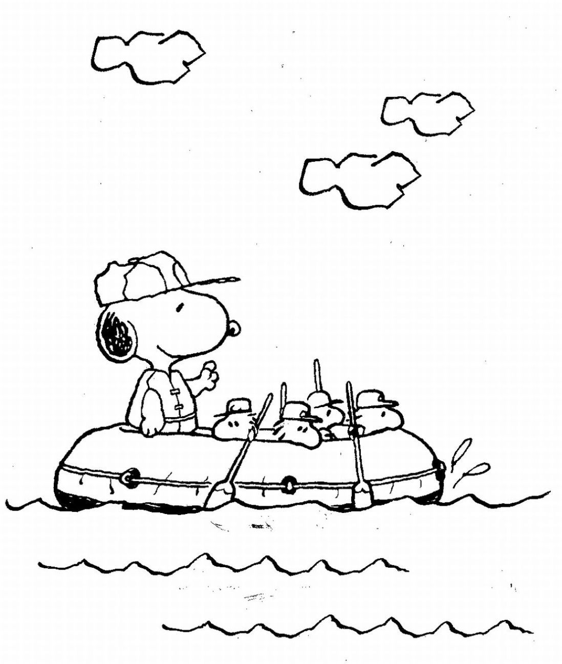 Adult Snoopy Coloring Pages - Coloring Pages For All Ages