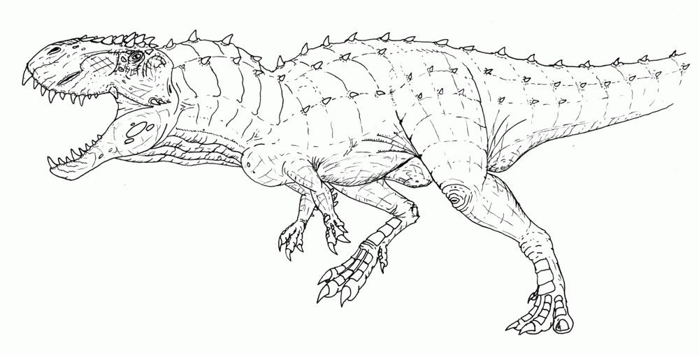 Carnotaurus Coloring Pages - Coloring Home