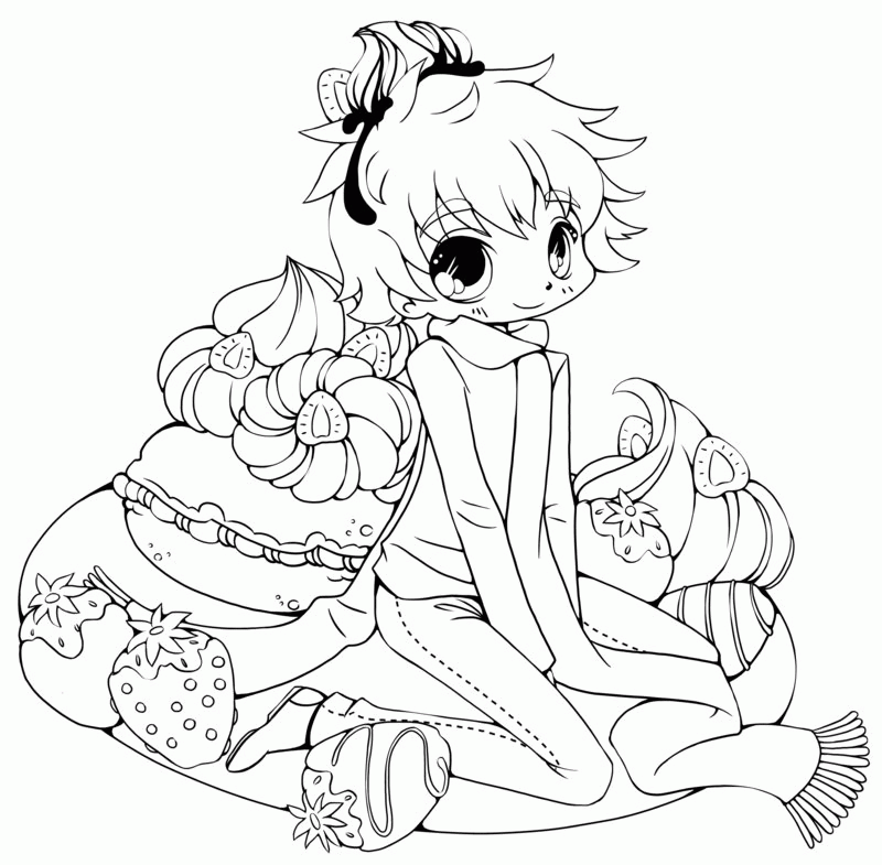 Chibi Anime Coloring Pages Home 12 Pics Cute Dragon Animal