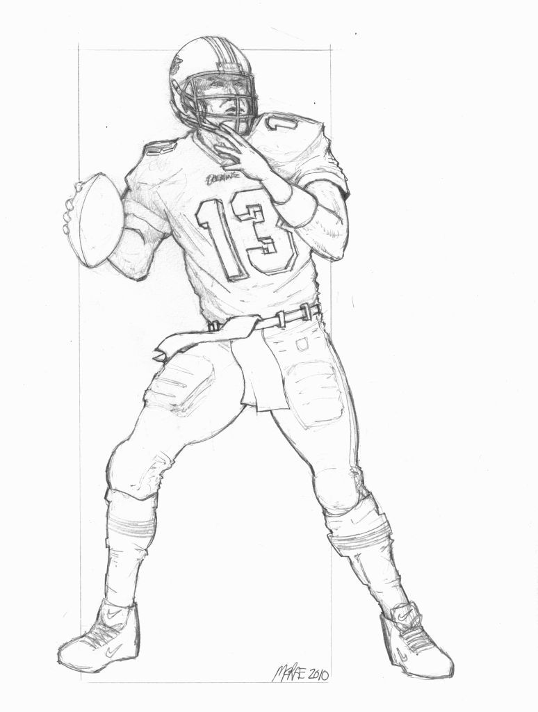 Peyton Manning Football Coloring Pages Sketch Coloring Page