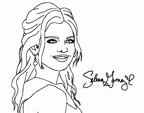 Coloring Pages Of Selena Gomez Coloring Home