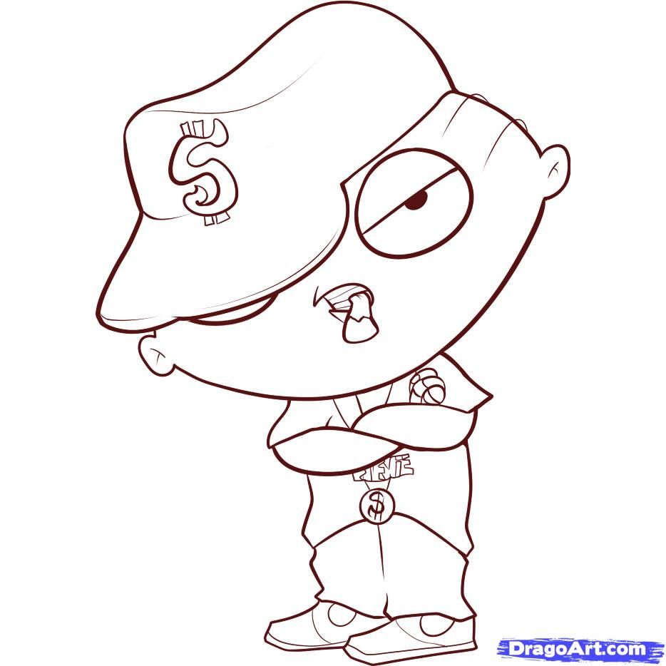 Stewie Coloring Pictures - Coloring Pages for Kids and for Adults