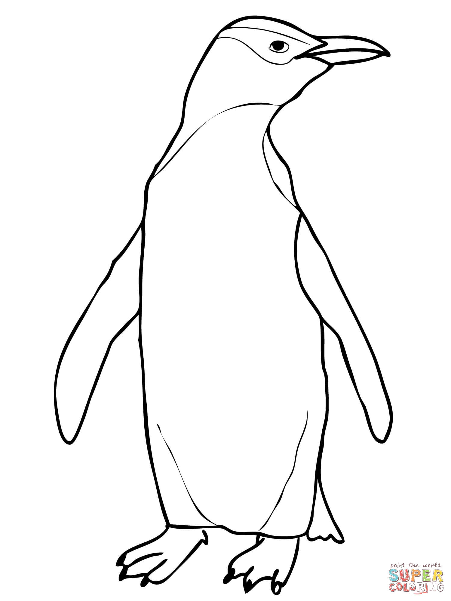 Emperor Penguin Coloring Pages - Coloring Home