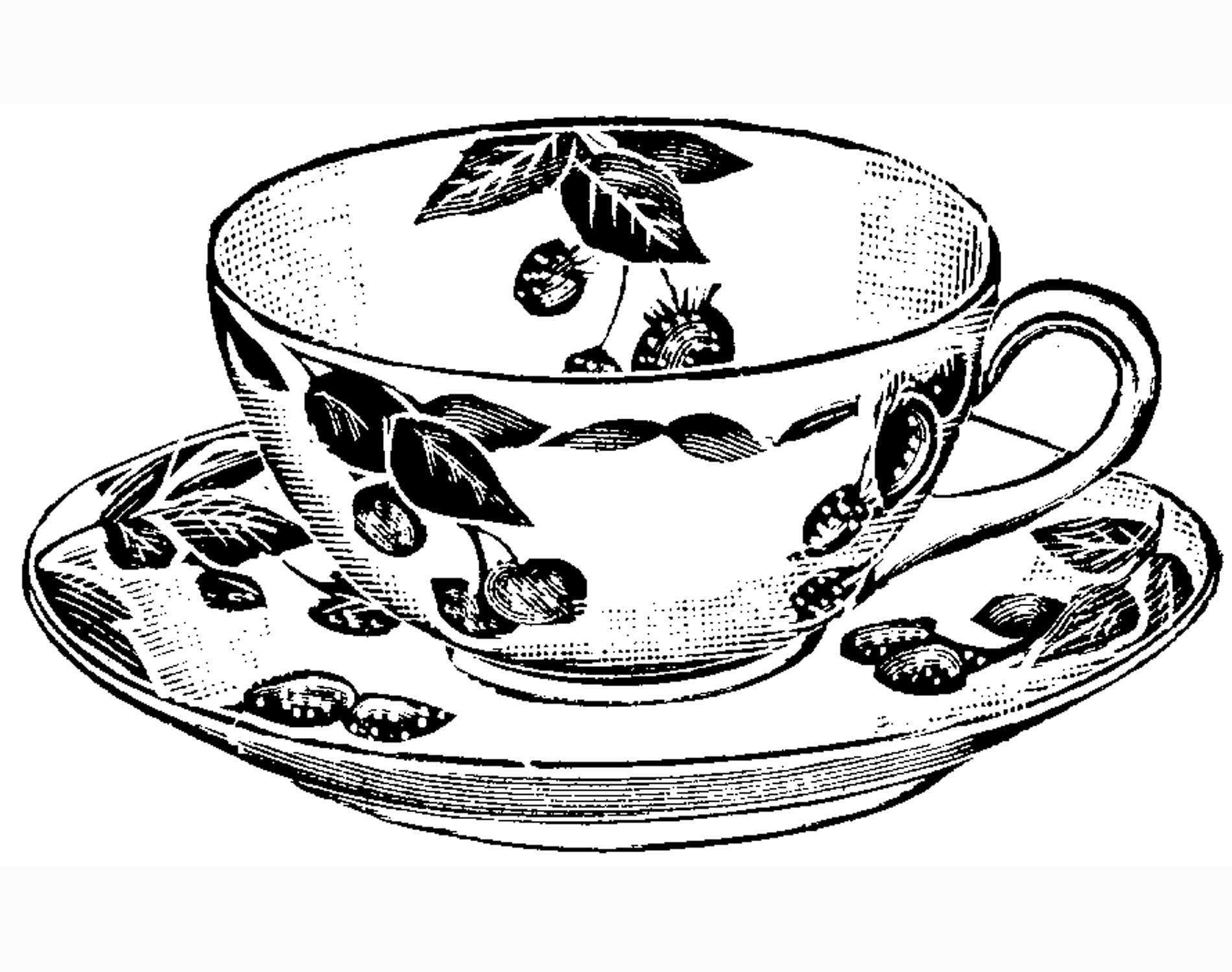 Coloring Pages | Tea cup