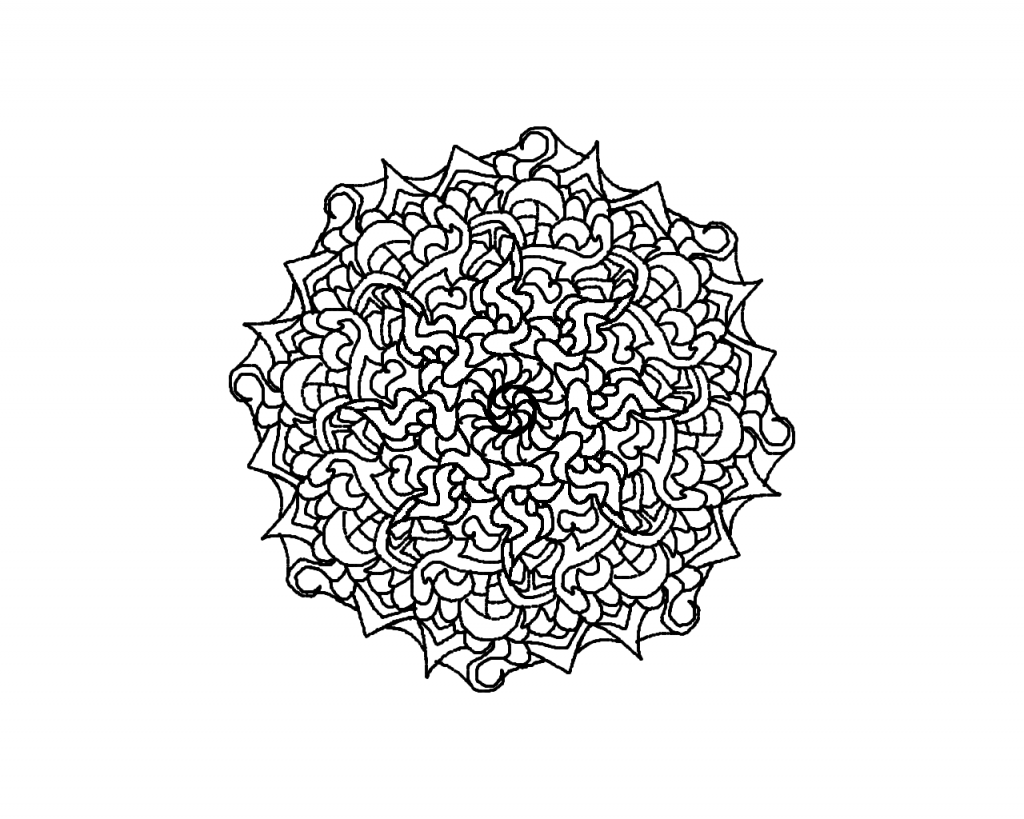 Mandala Coloring Pages Complicated | Coloring Online