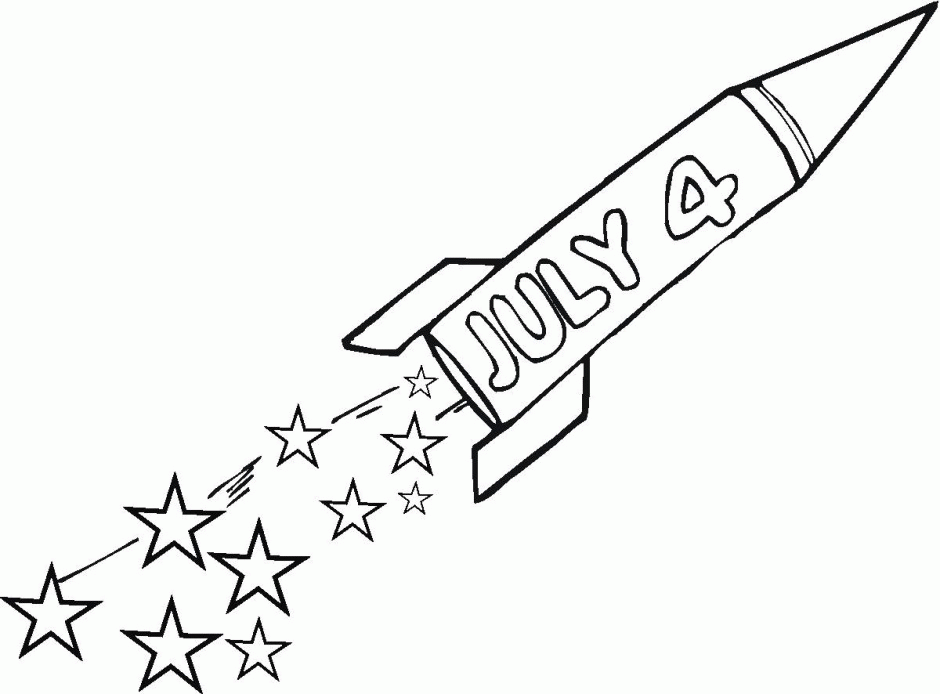 Fireworks Rocket Coloring Pages - High Quality Coloring Pages