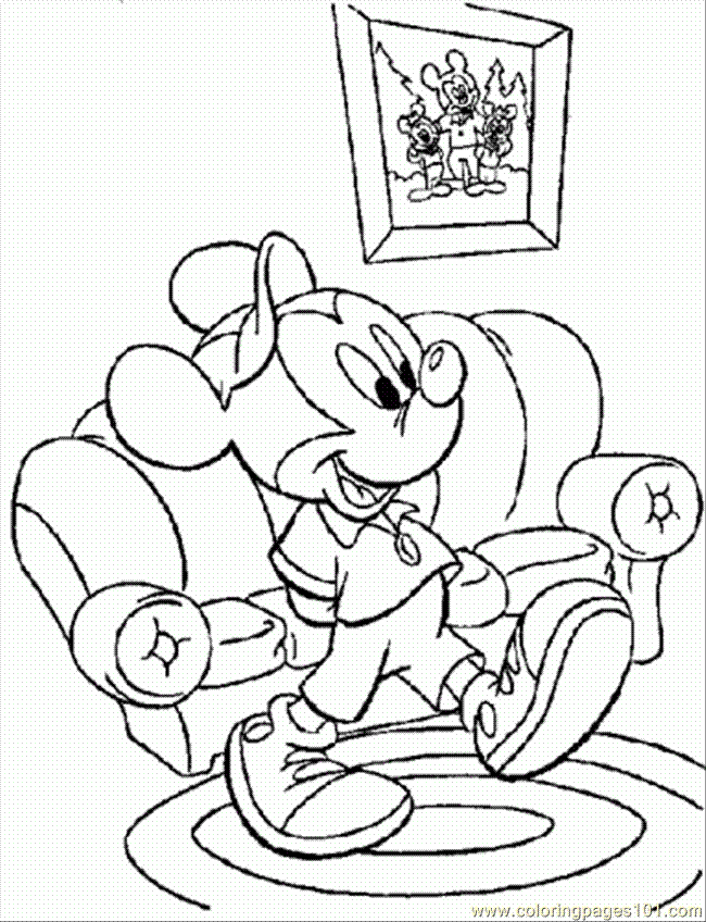 E Living Room Coloring Page 1 Coloring Page - Free Houses Coloring ...