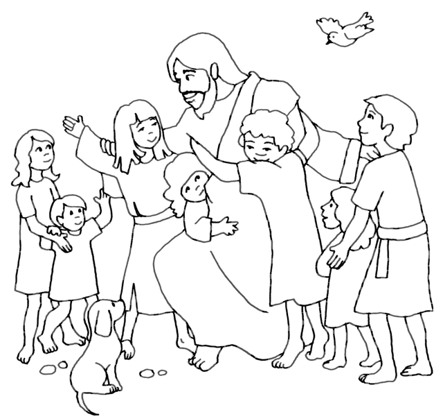 All 91+ Images jesus loves the little children of the world coloring page Updated