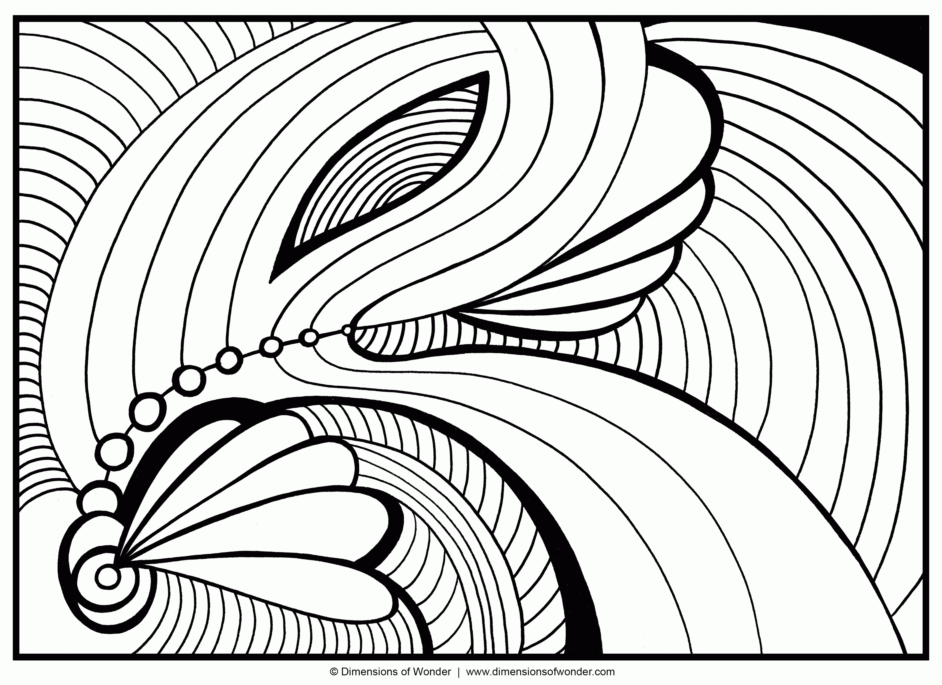 Coloring Pages Hard Designs - Coloring Home