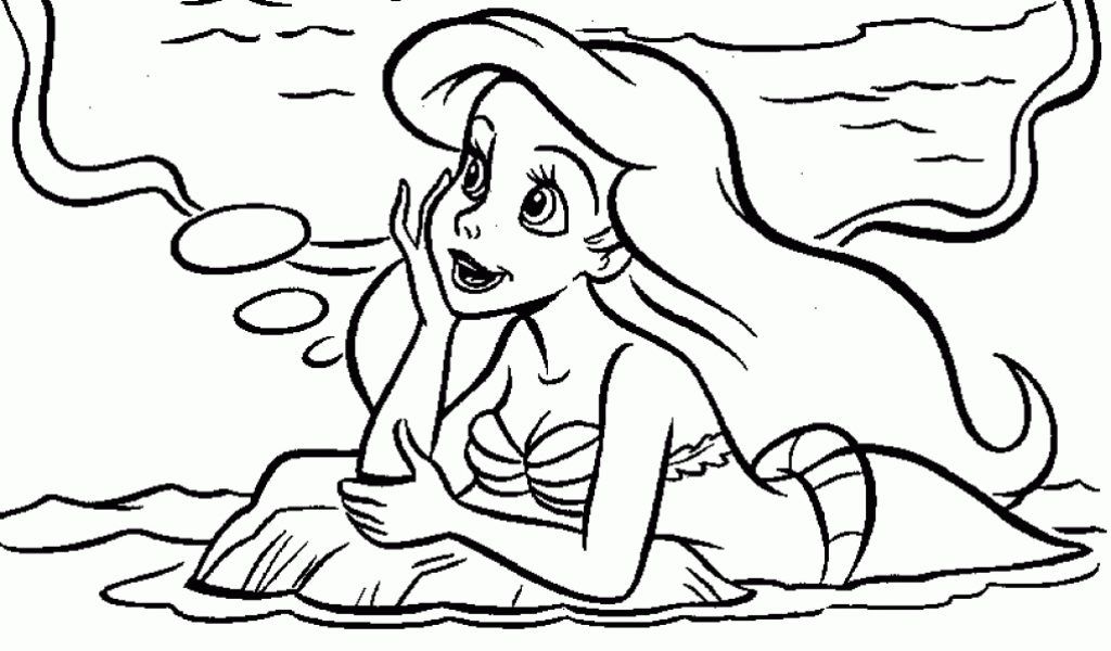 Library ariel coloring pages free printable For Your free Image ...