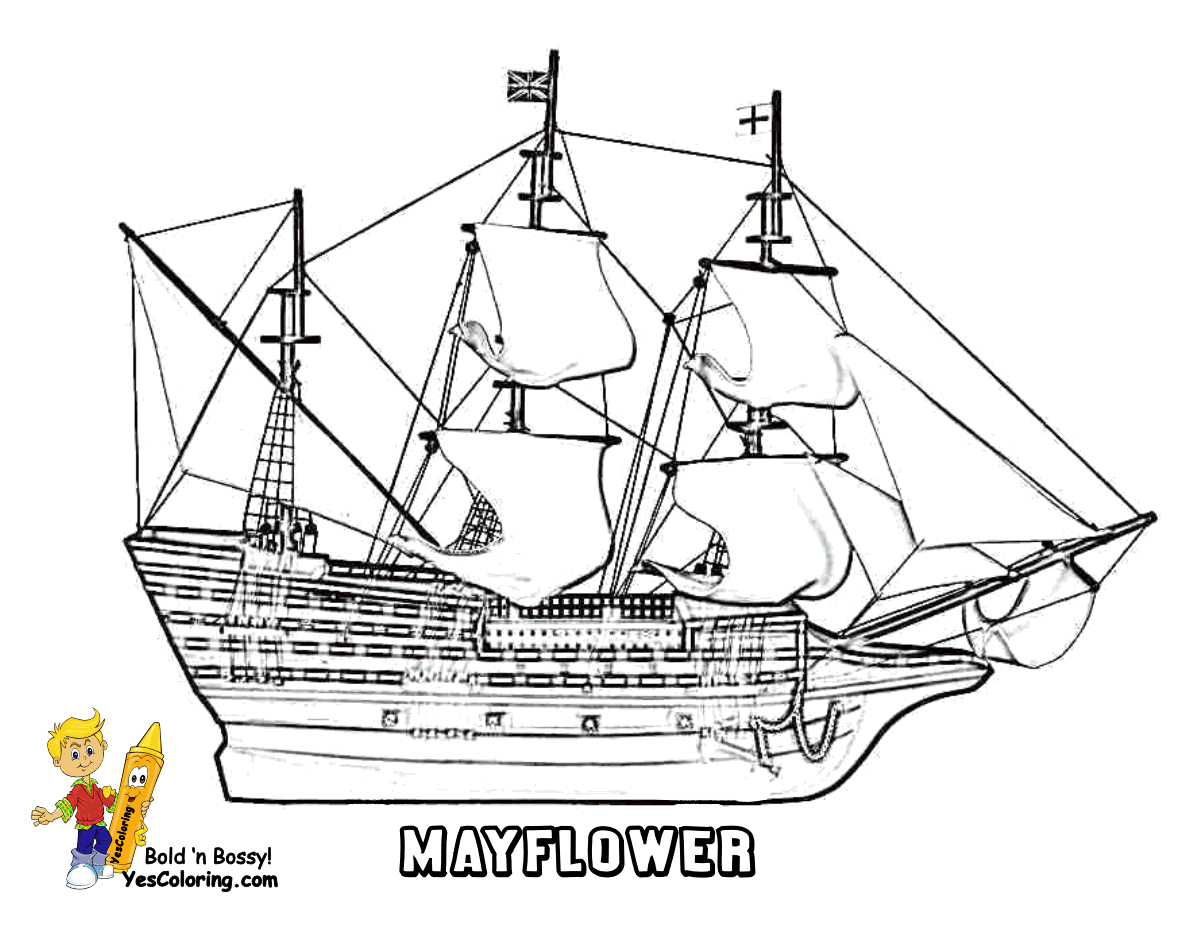 free-mayflower-coloring-pages-coloring-home
