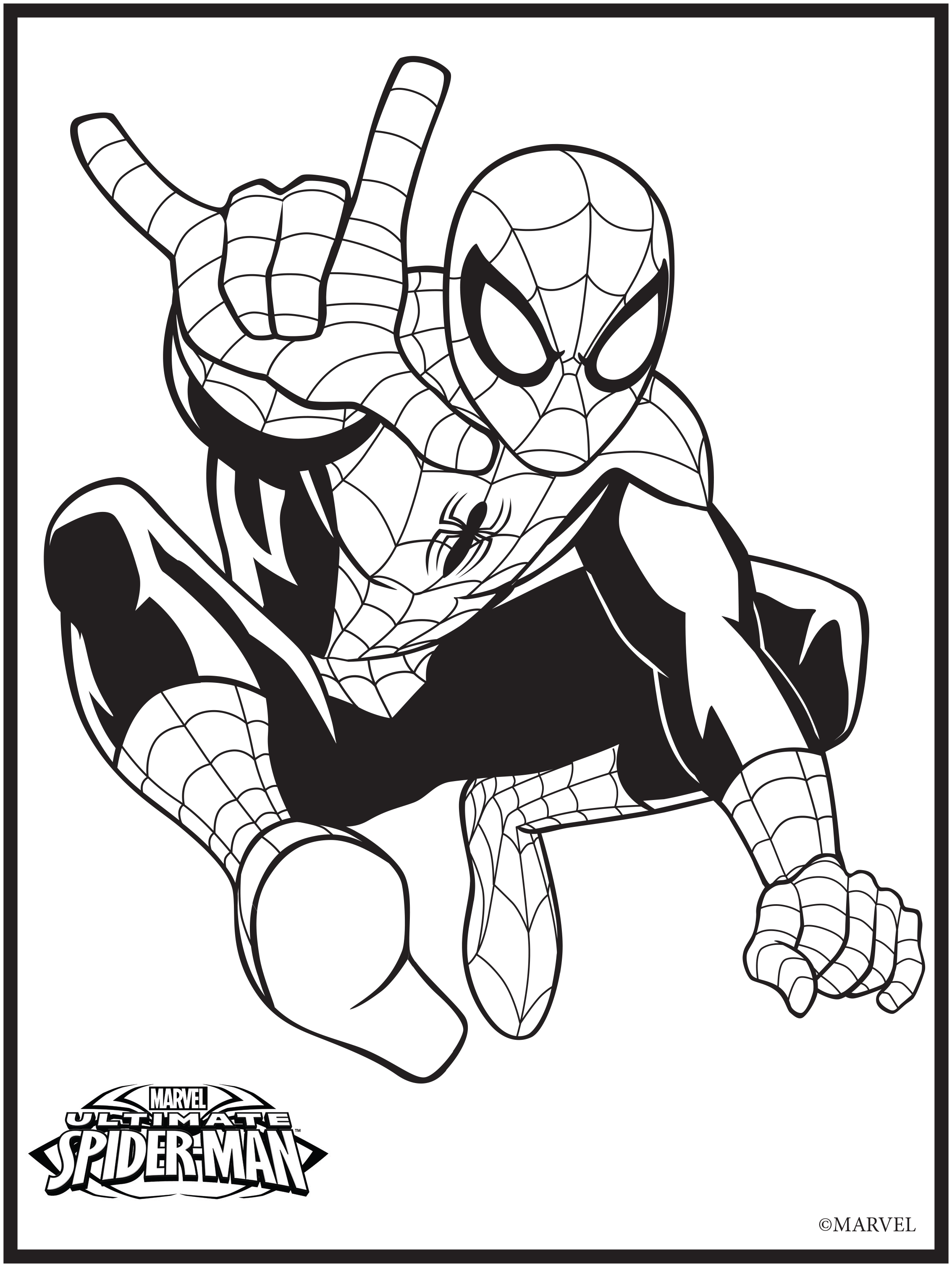 Marvel Coloring Page High Quality Coloring Pages