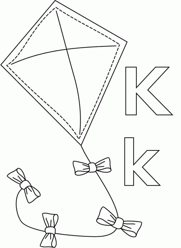 Letter K Coloring Page - Coloring Home