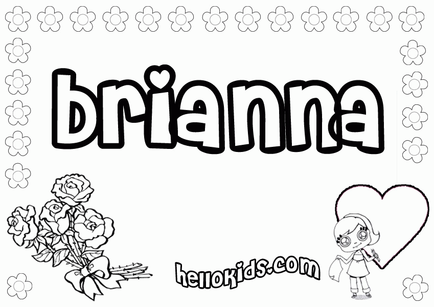 Coloring Pages Of Your Name - Coloring Home