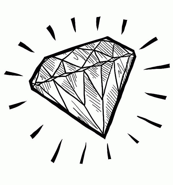 Diamond Shape Coloring Page - Coloring Home
