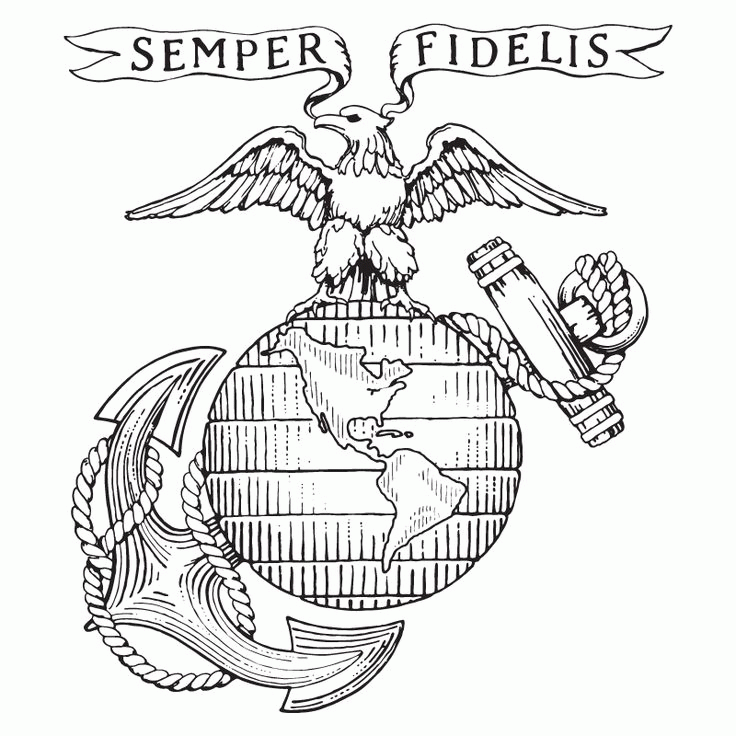Military Emblems Coloring Pages - Coloring Home