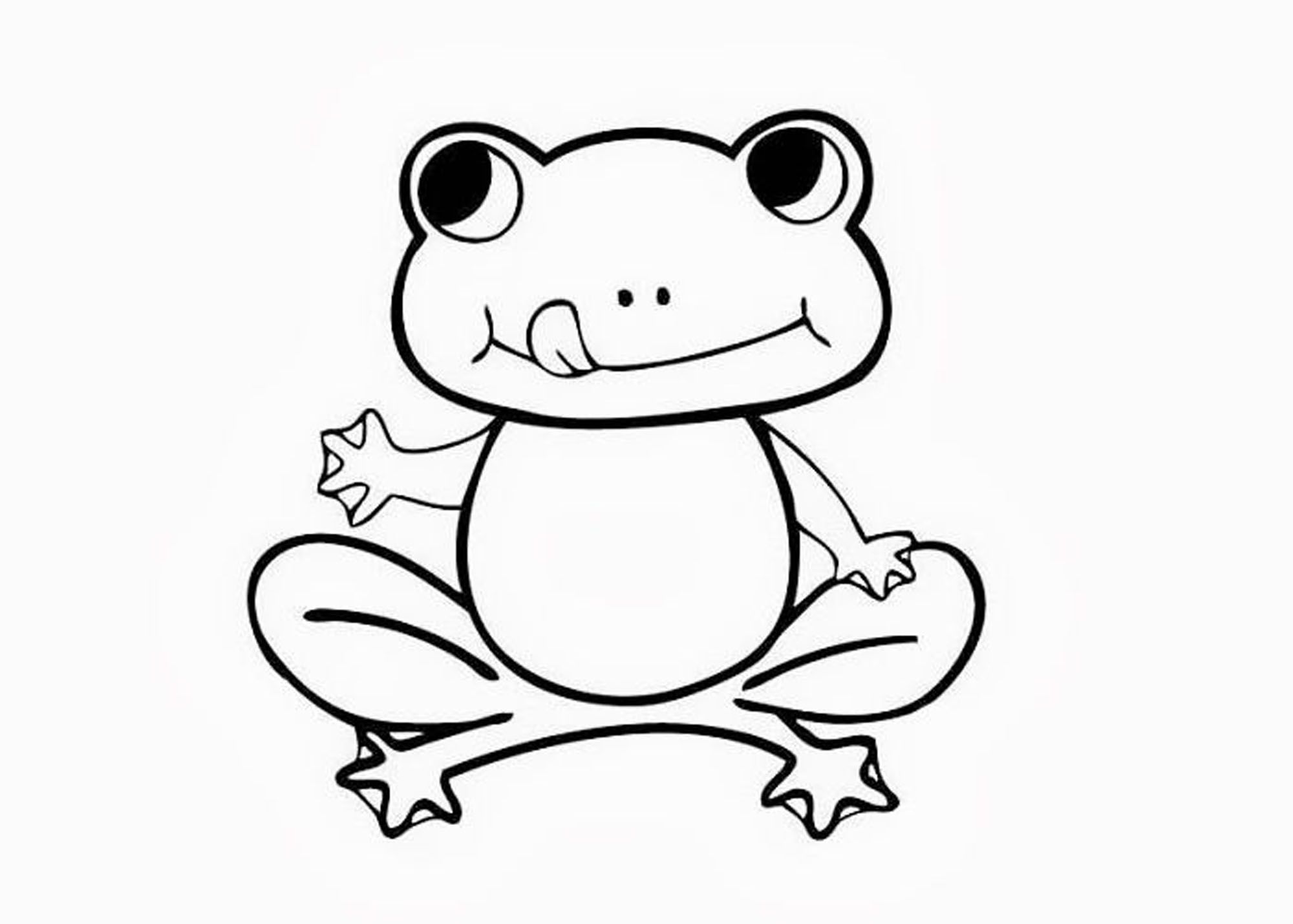 466 Animal Cute Frog Coloring Pages for Adult