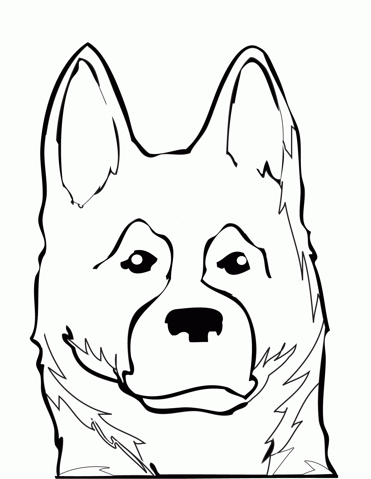 Free German Shepherd Puppy Coloring Pages, Download Free ...