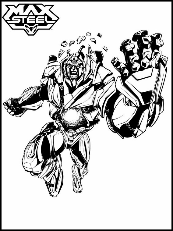 Max Steel Coloring Pages 9