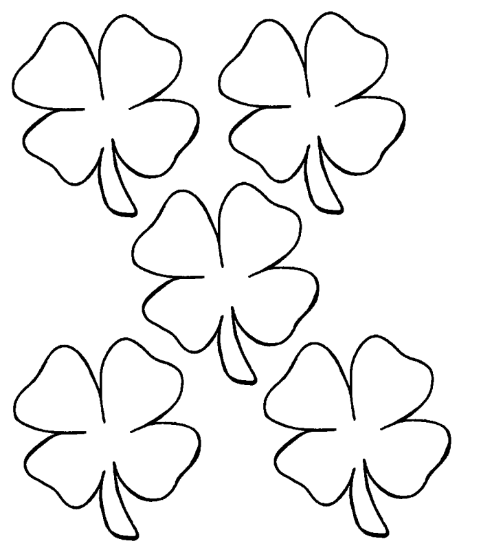 Four-leaf clover - Happy St. Patrick's Day for Kids