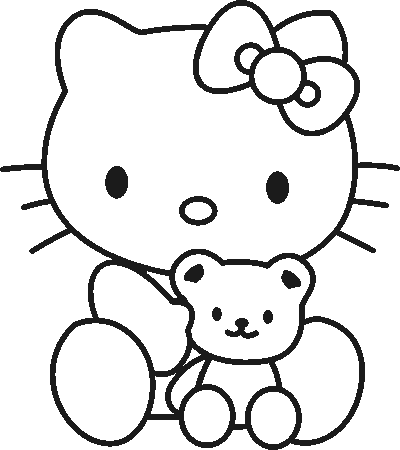 Hello Kitty Coloring Pages ( - Coloring Home