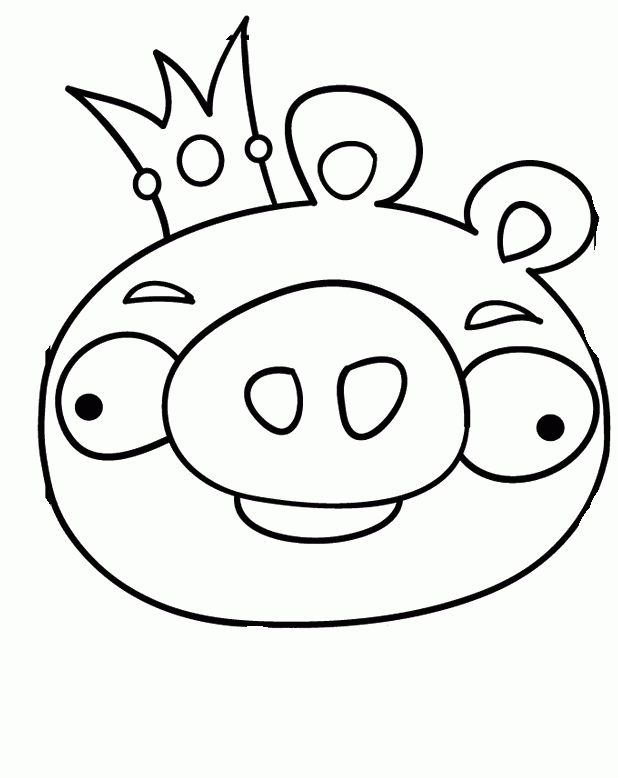 Angry Birds Coloring Pages Printable Home Pig King