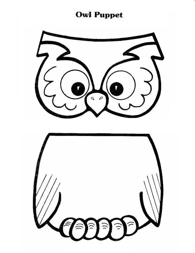 Owl Stencil Printable Coloring Home