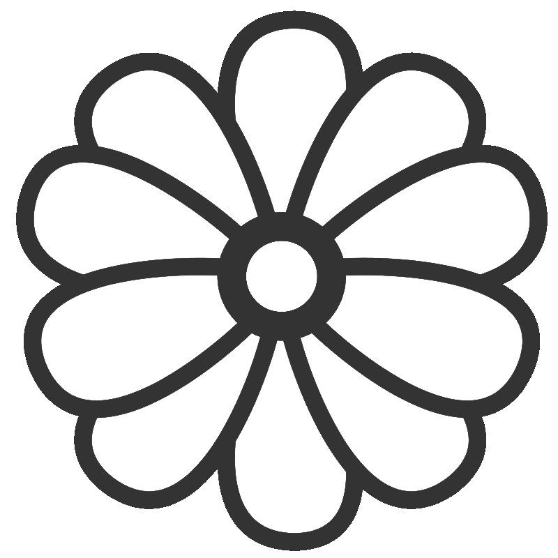 big flower coloring pages page