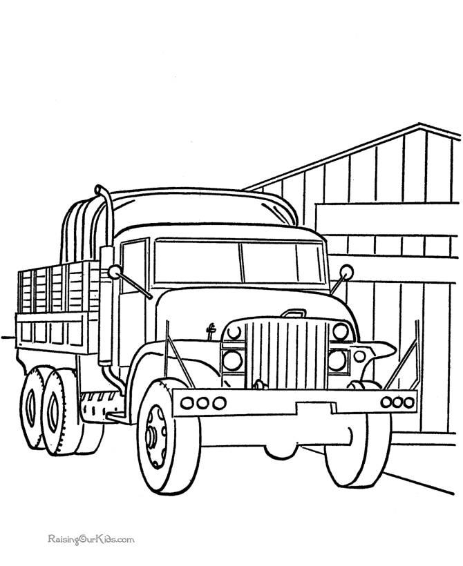 Pickup Truck Coloring Pages Images & Pictures - Becuo
